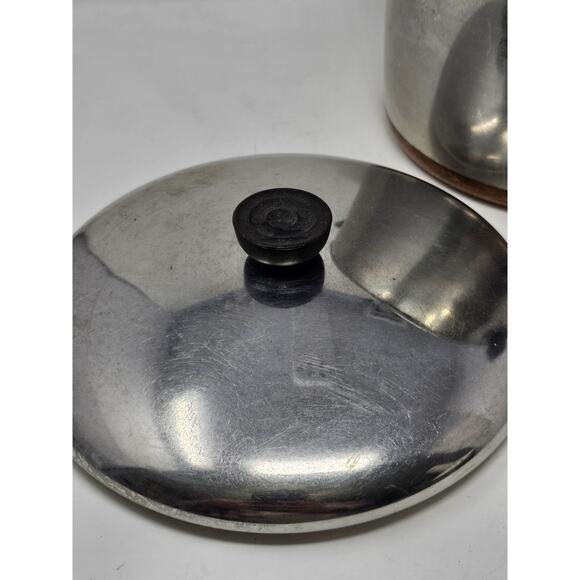 Revere Ware 8 Qt Pot W/lid Stainless Steel Copper Bottom Clinton IL Bake Lite - Picture 7 of 14